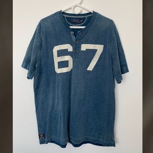 Ralph Lauren polo denim print shirt